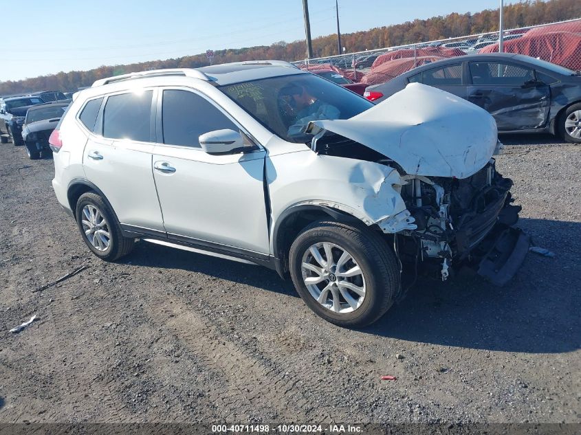 2017 Nissan Rogue Sv VIN: 5N1AT2MVXHC790720 Lot: 40711498