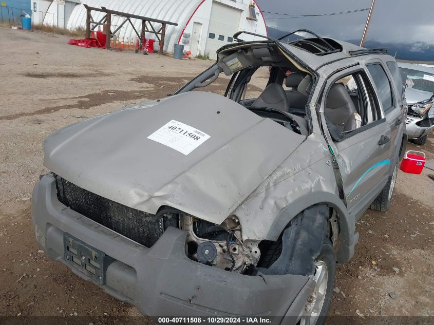 2001 Ford Escape Xlt VIN: 1FMCU04151KB58369 Lot: 40711508