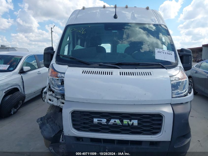 2022 Ram Promaster 2500 High Roof 159 Wb VIN: 3C6LRVDG3NE105564 Lot: 40711509