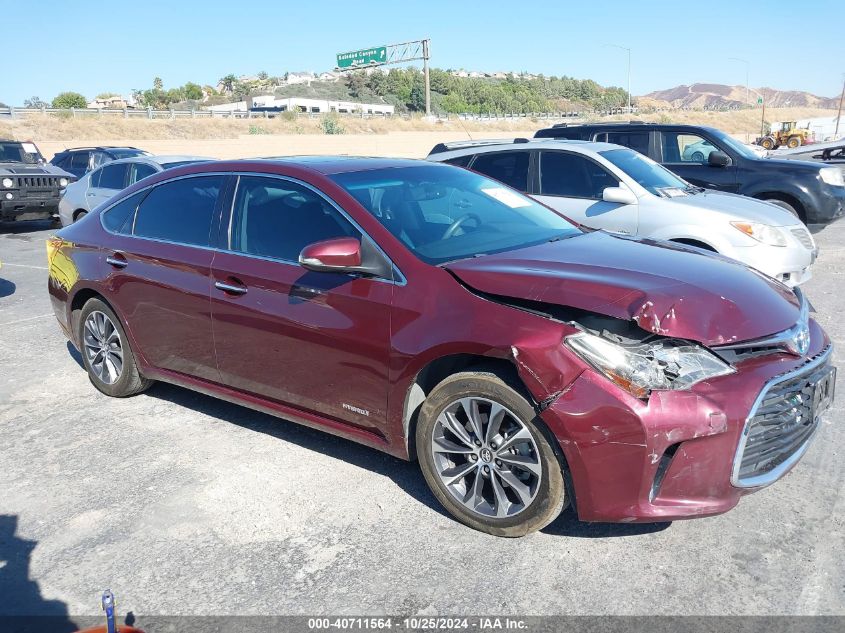 2016 Toyota Avalon Hybrid Xle Premium VIN: 4T1BD1EB9GU056708 Lot: 40711564