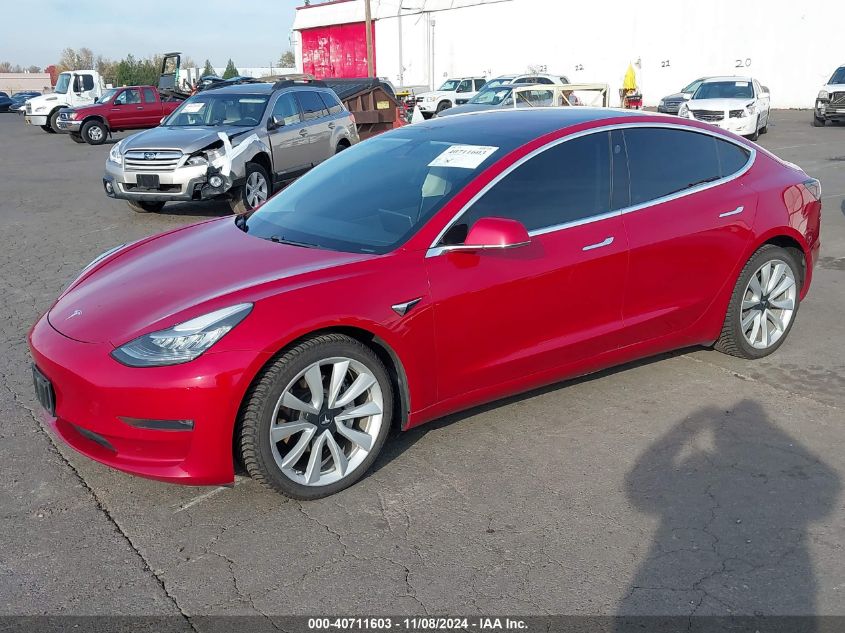 VIN 5YJ3E1EB0JF091613 2018 Tesla Model 3, Long Rang... no.2