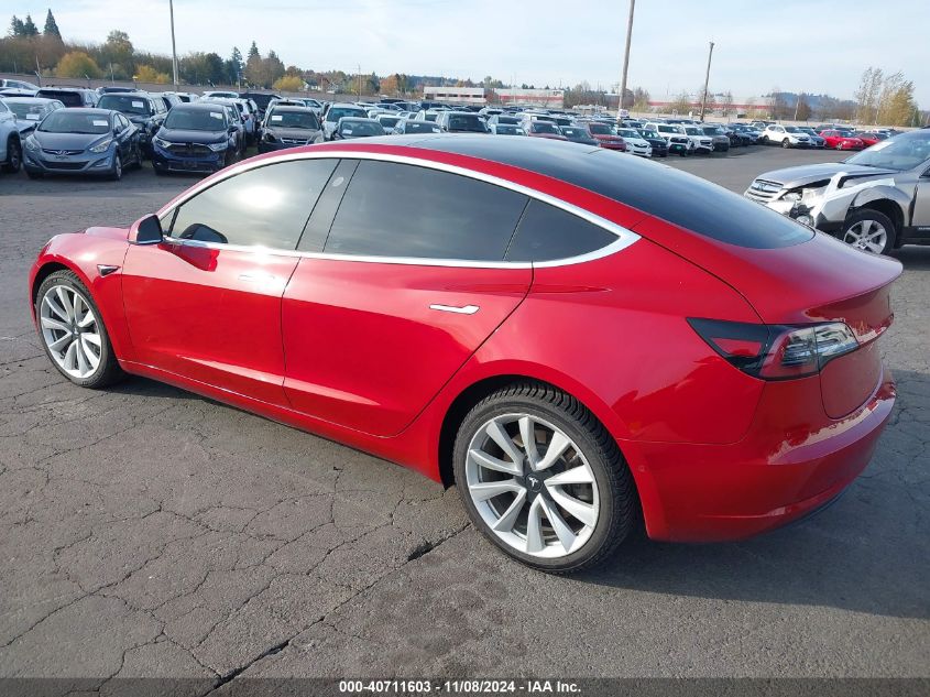 VIN 5YJ3E1EB0JF091613 2018 Tesla Model 3, Long Rang... no.3