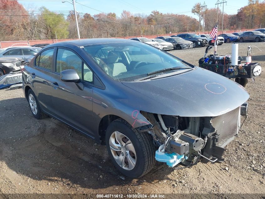 2013 Honda Civic Lx VIN: 19XFB2F54DE240734 Lot: 40711612