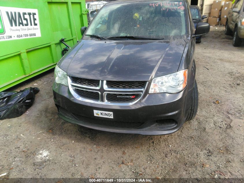 2015 Dodge Grand Caravan Se VIN: 2C4RDGBG6FR557699 Lot: 40711649