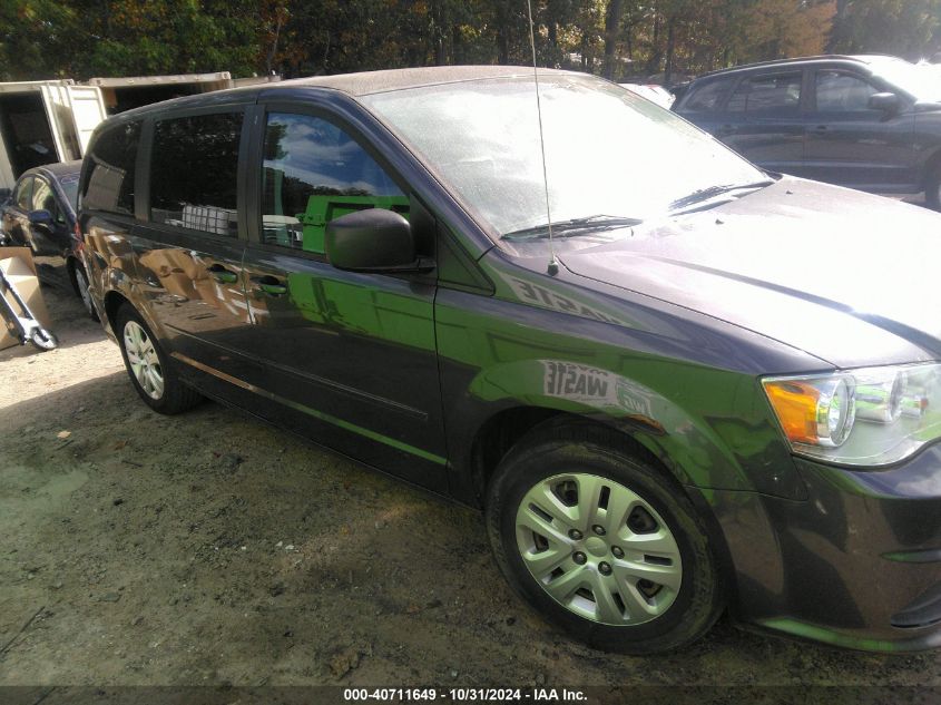 2015 Dodge Grand Caravan Se VIN: 2C4RDGBG6FR557699 Lot: 40711649