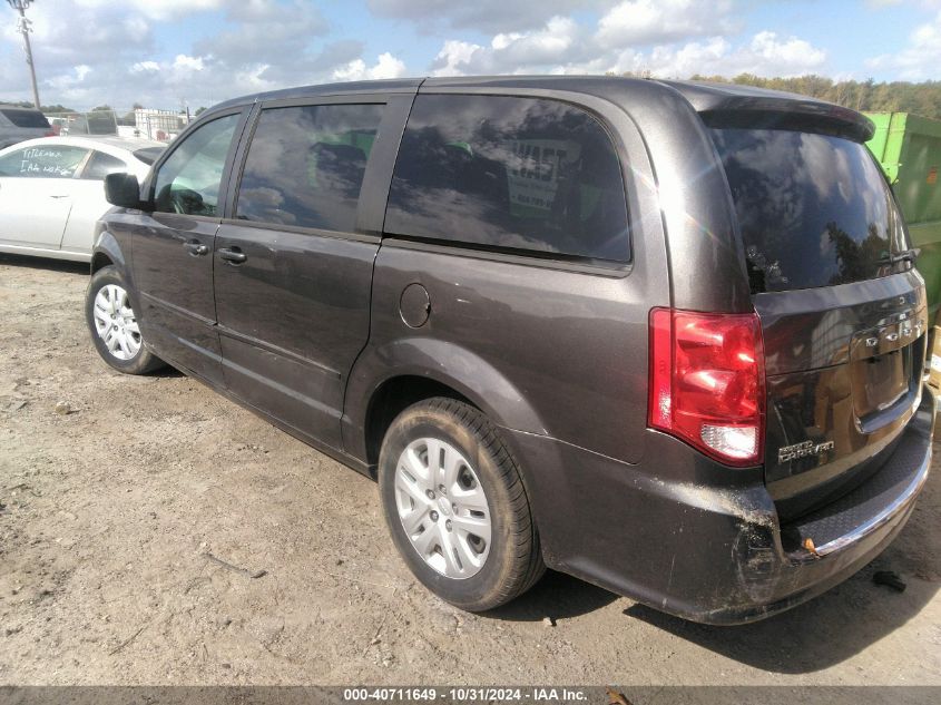 2015 Dodge Grand Caravan Se VIN: 2C4RDGBG6FR557699 Lot: 40711649