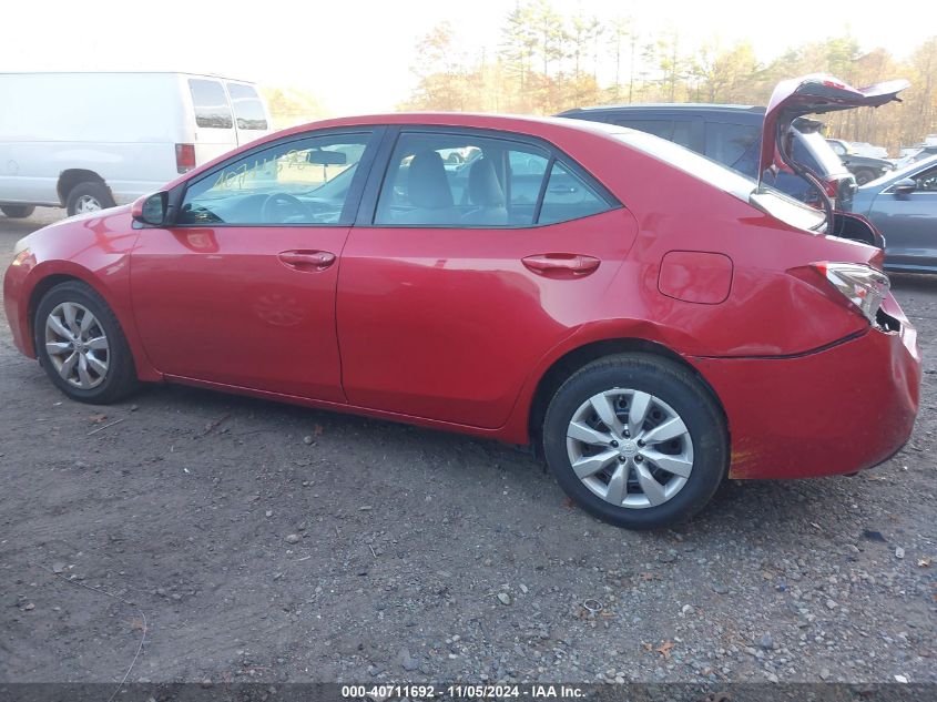 2015 Toyota Corolla Le VIN: 5YFBURHE6FP189382 Lot: 40711692