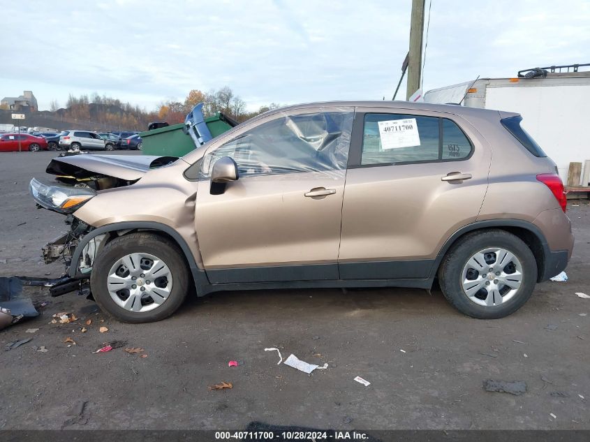 2018 Chevrolet Trax Ls VIN: 3GNCJKSB6JL295119 Lot: 40711700