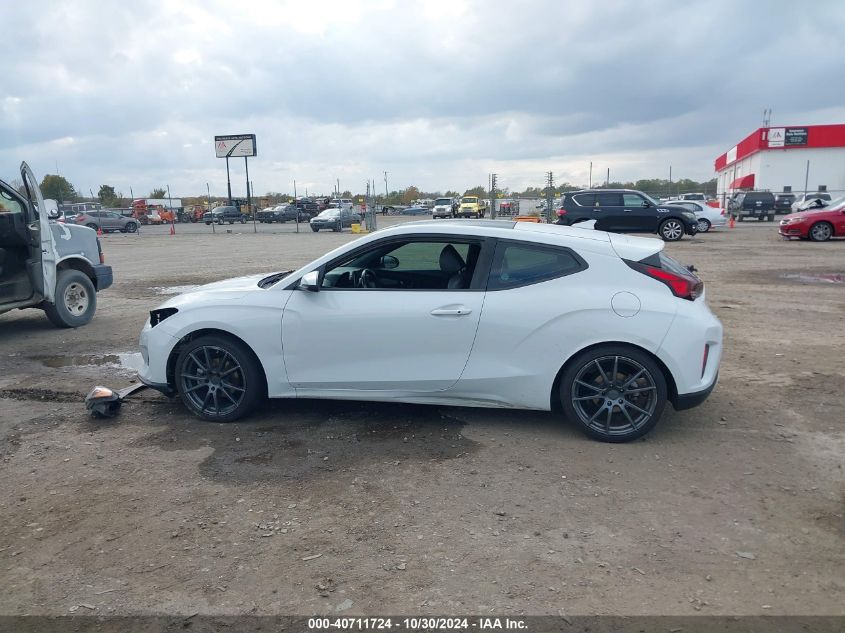 2019 Hyundai Veloster 2.0 Premium VIN: KMHTG6AF4KU013551 Lot: 40711724