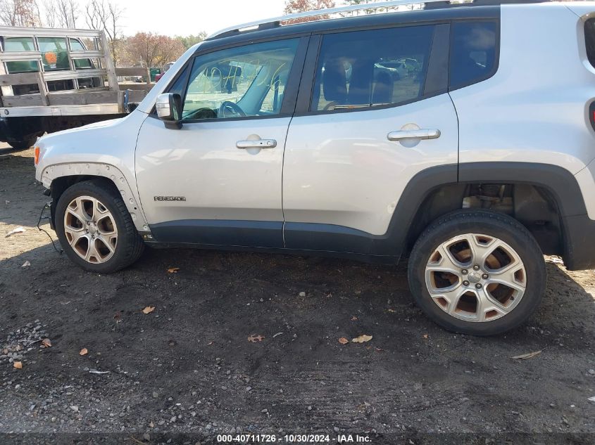 2016 Jeep Renegade Limited VIN: ZACCJBDT6GPD28019 Lot: 40711726