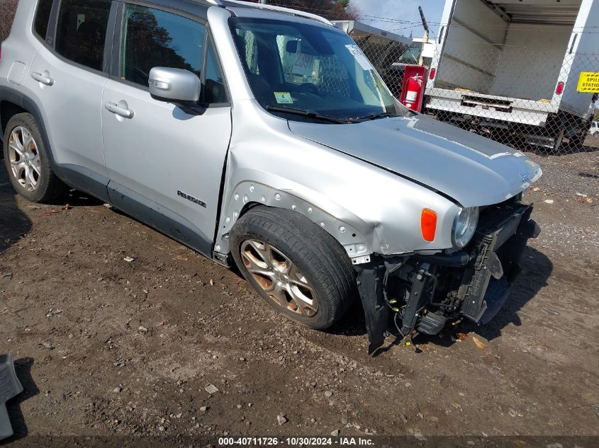 VIN ZACCJBDT6GPD28019 2016 Jeep Renegade, Limited no.1