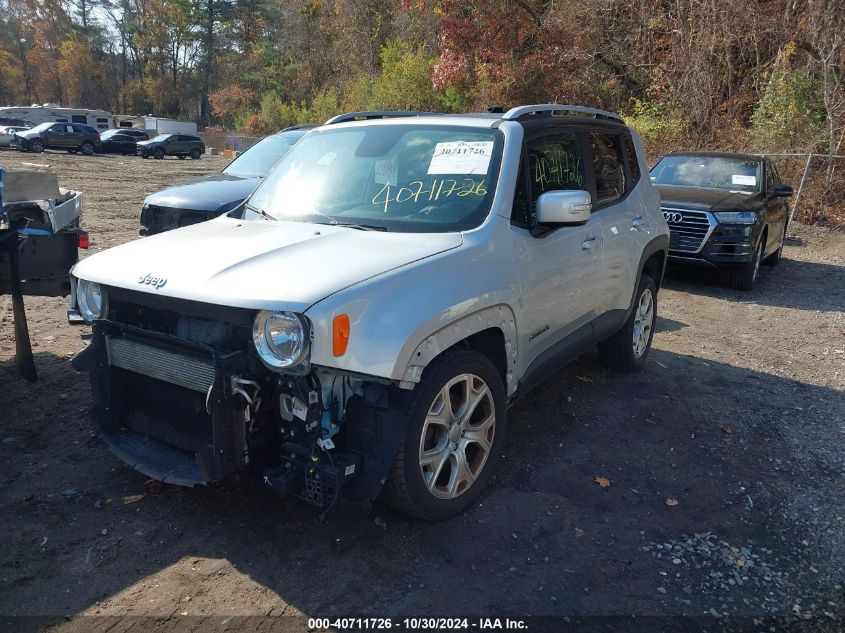 VIN ZACCJBDT6GPD28019 2016 Jeep Renegade, Limited no.2