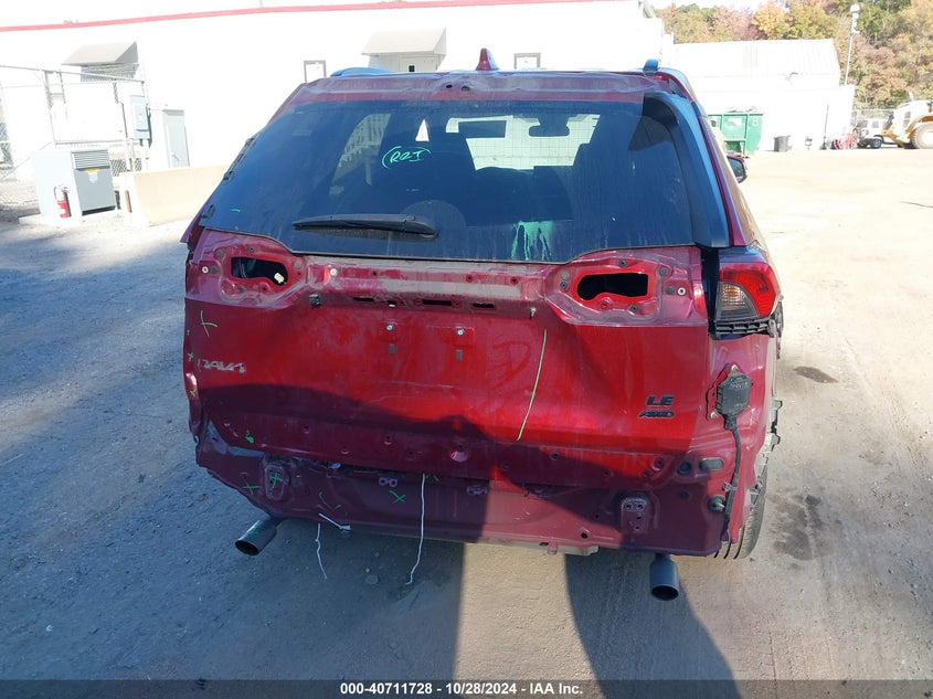 VIN 2T3G1RFV2KC034492 2019 TOYOTA RAV4 LE