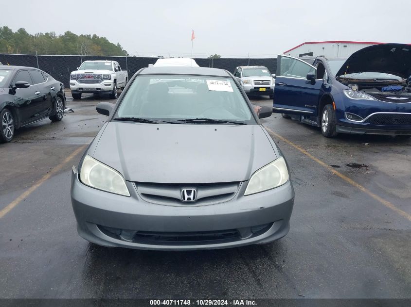 2004 Honda Civic Lx VIN: 2HGES16524H576362 Lot: 40711748