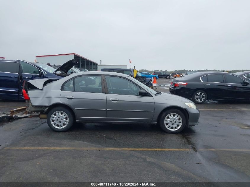 2004 Honda Civic Lx VIN: 2HGES16524H576362 Lot: 40711748