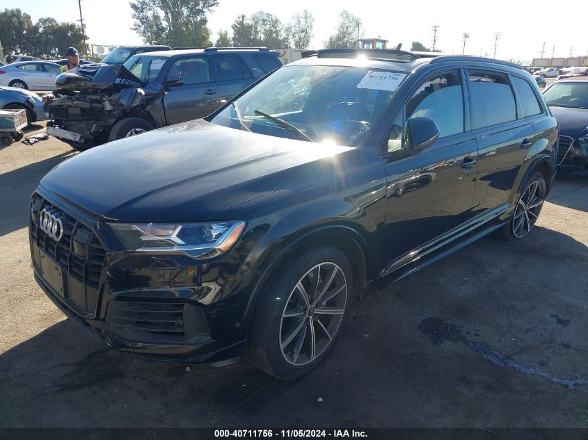 2021 Audi Q7 Premium Plus 55 Tfsi Quattro Tiptronic VIN: WA1LXAF74MD031554 Lot: 40711756