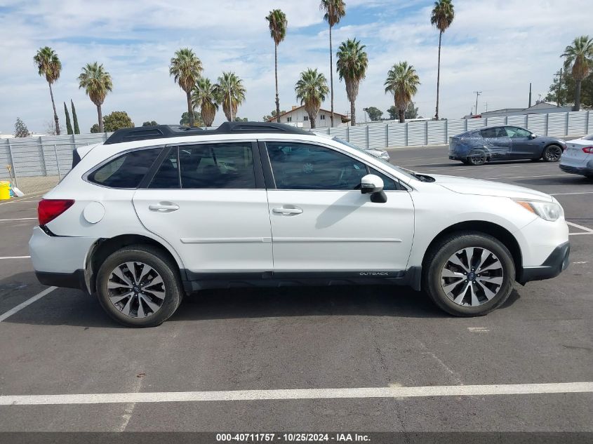 2016 Subaru Outback 2.5I Limited VIN: 4S4BSANC9G3279013 Lot: 40711757