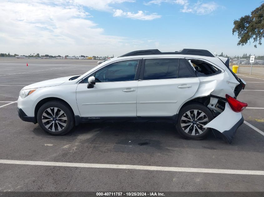 2016 Subaru Outback 2.5I Limited VIN: 4S4BSANC9G3279013 Lot: 40711757