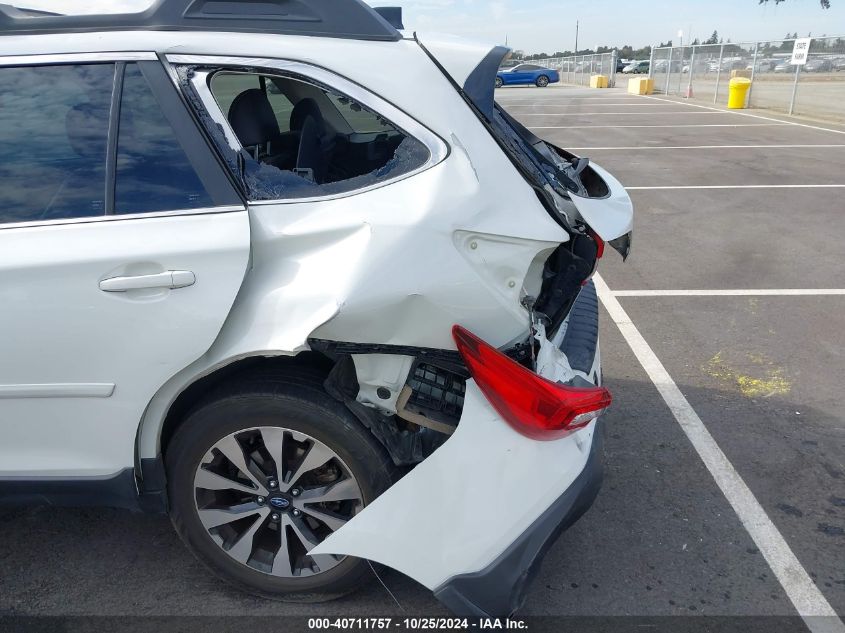 2016 Subaru Outback 2.5I Limited VIN: 4S4BSANC9G3279013 Lot: 40711757