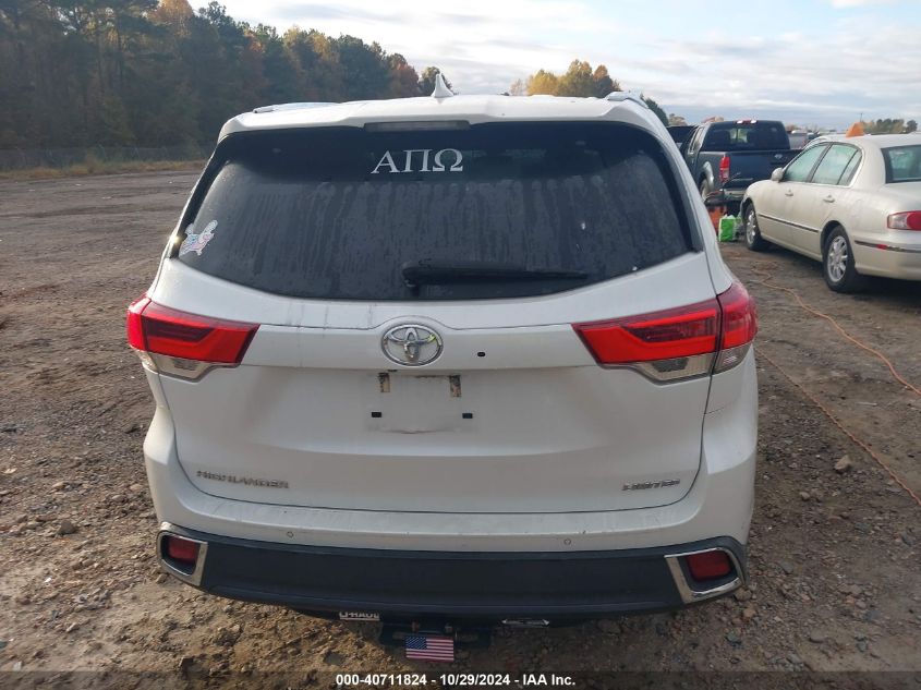 2019 Toyota Highlander Limited VIN: 5TDYZRFH0KS305797 Lot: 40711824