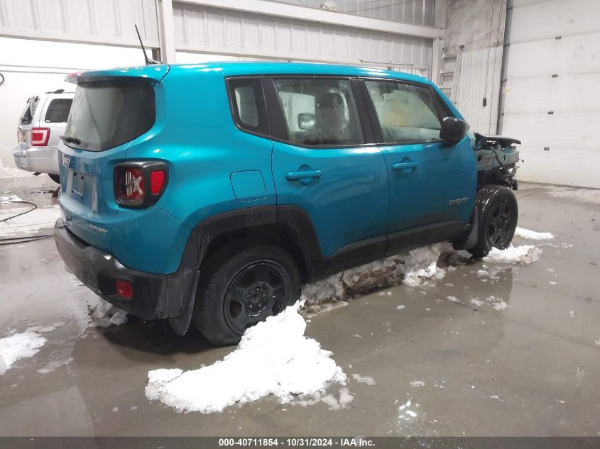 VIN ZACNJBAB7LPL89763 2020 Jeep Renegade, Sport 4X4 no.4