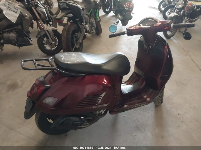 2022 Vespa Gts 300 Super VIN: ZAPMA39M2N5101085 Lot: 40711859