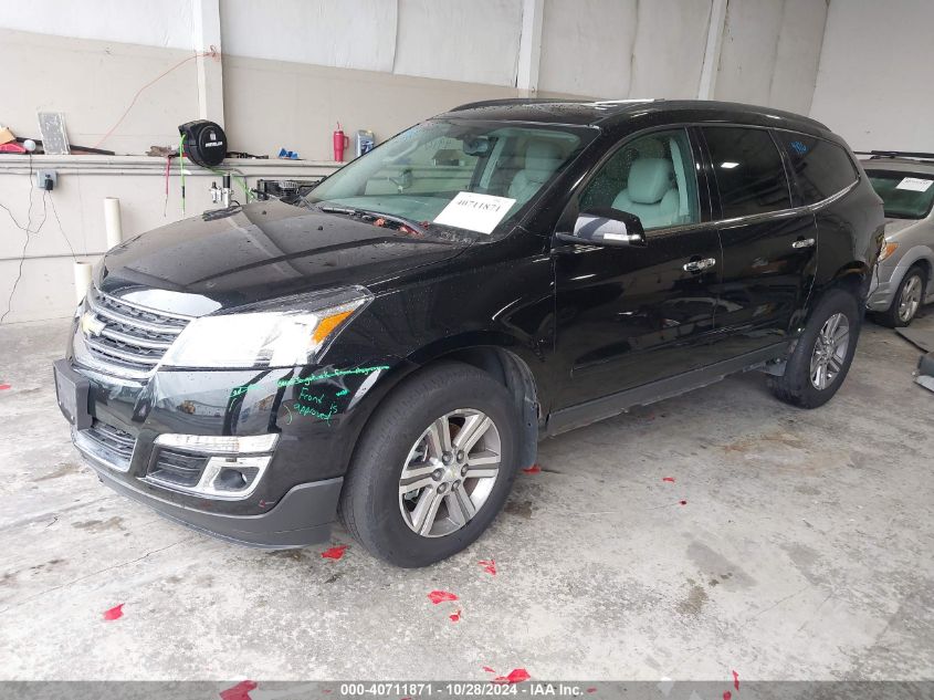 VIN 1GNKVHKD7HJ320812 2017 Chevrolet Traverse, 2LT no.2