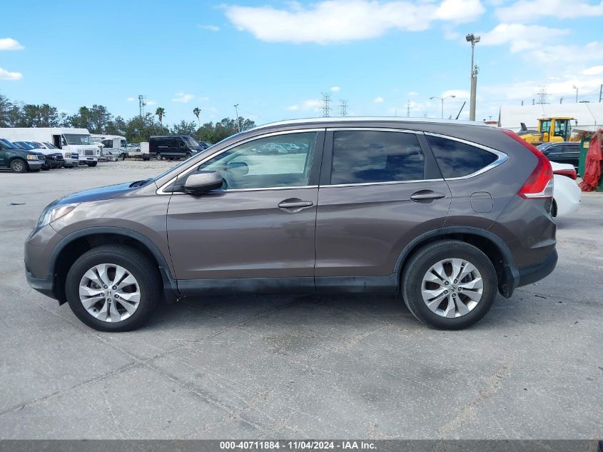 2014 Honda Cr-V Ex-L VIN: 2HKRM4H79EH630341 Lot: 40711884