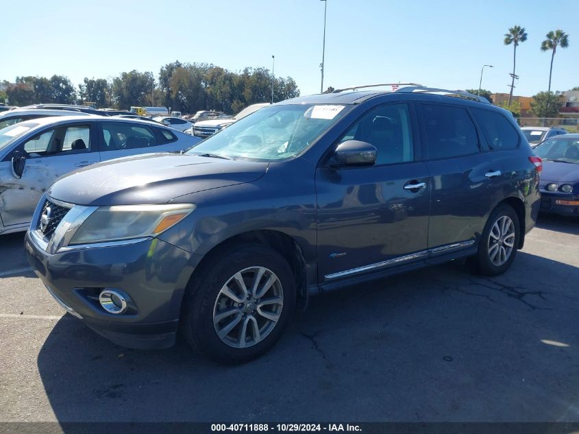 2014 Nissan Pathfinder Hybrid Sl VIN: 5N1CR2MN0EC651375 Lot: 40711888