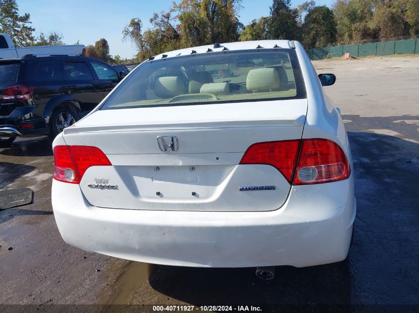 2006 Honda Civic Hybrid VIN: JHMFA36246S021656 Lot: 40711927