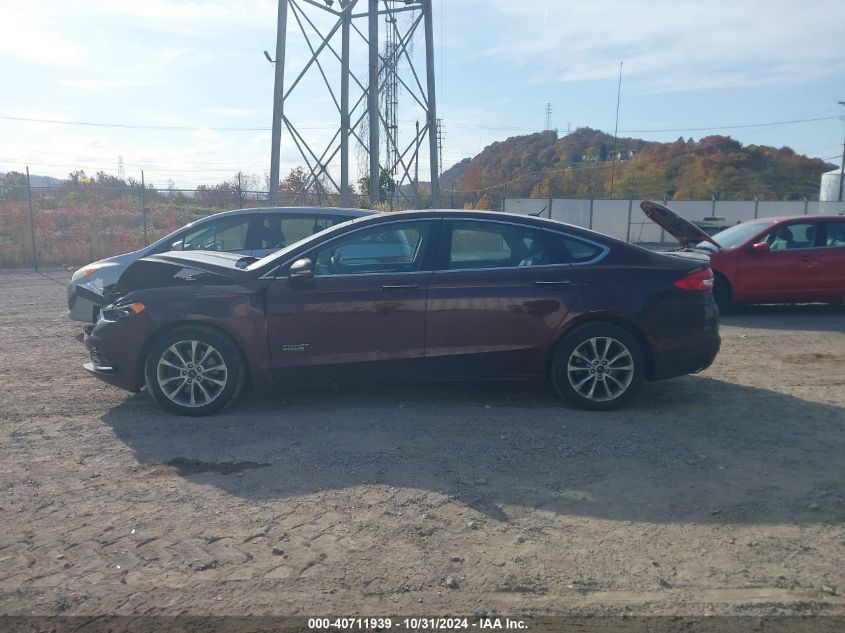 2017 FORD FUSION ENERGI TITANIUM - 3FA6P0SU7HR255252