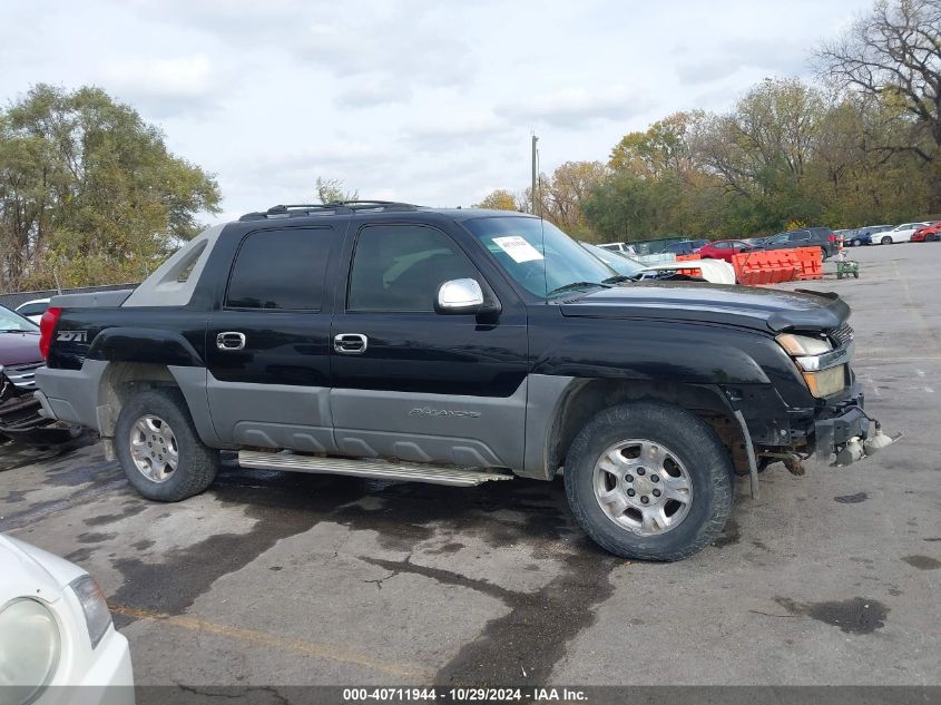 2002 Chevrolet Avalanche 1500 VIN: 3GNEK13T42G220369 Lot: 40711944