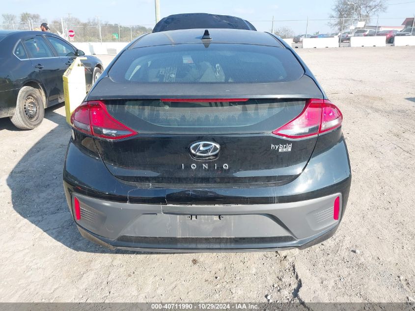 2019 Hyundai Ioniq Hybrid Blue VIN: KMHC65LCXKU168492 Lot: 40711990