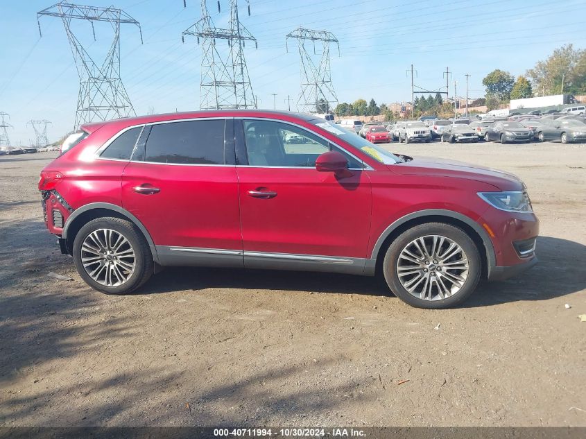 2016 Lincoln Mkx Reserve VIN: 2LMTJ6LR5GBL29647 Lot: 40711994