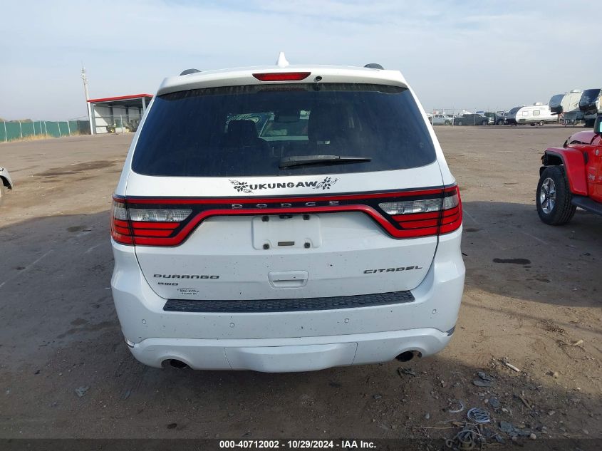 2016 Dodge Durango Citadel VIN: 1C4RDJEG6GC309097 Lot: 40712002