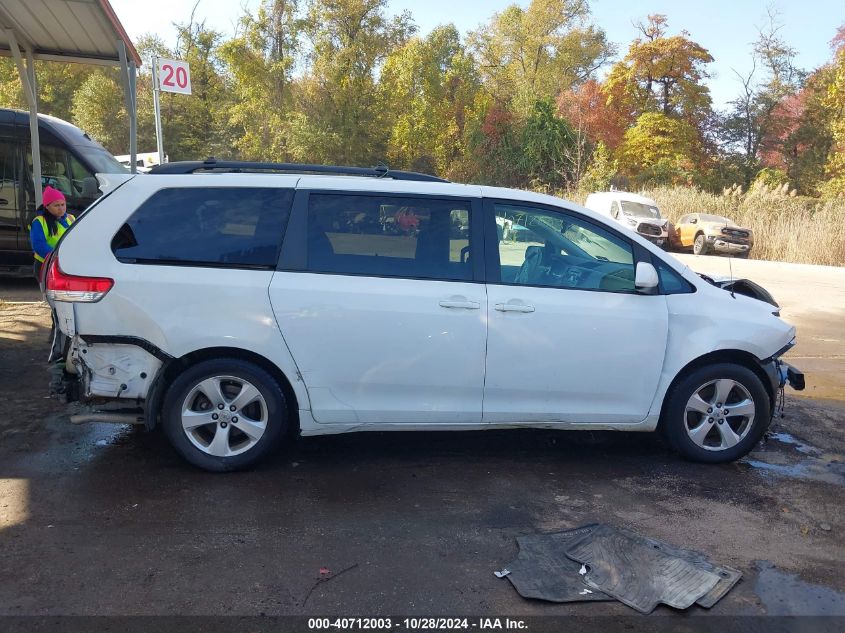 2014 Toyota Sienna Le V6 8 Passenger VIN: 5TDKK3DC2ES423210 Lot: 40712003