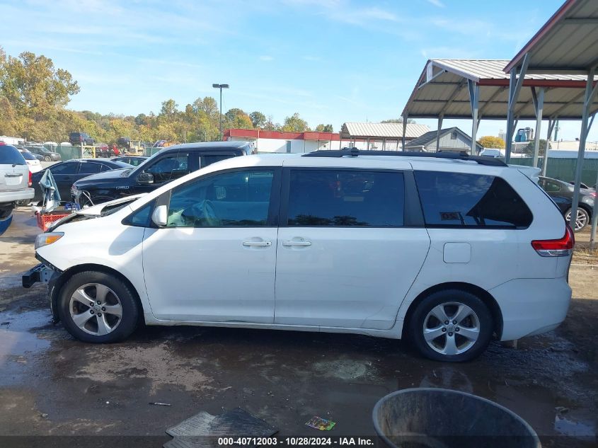 2014 Toyota Sienna Le V6 8 Passenger VIN: 5TDKK3DC2ES423210 Lot: 40712003