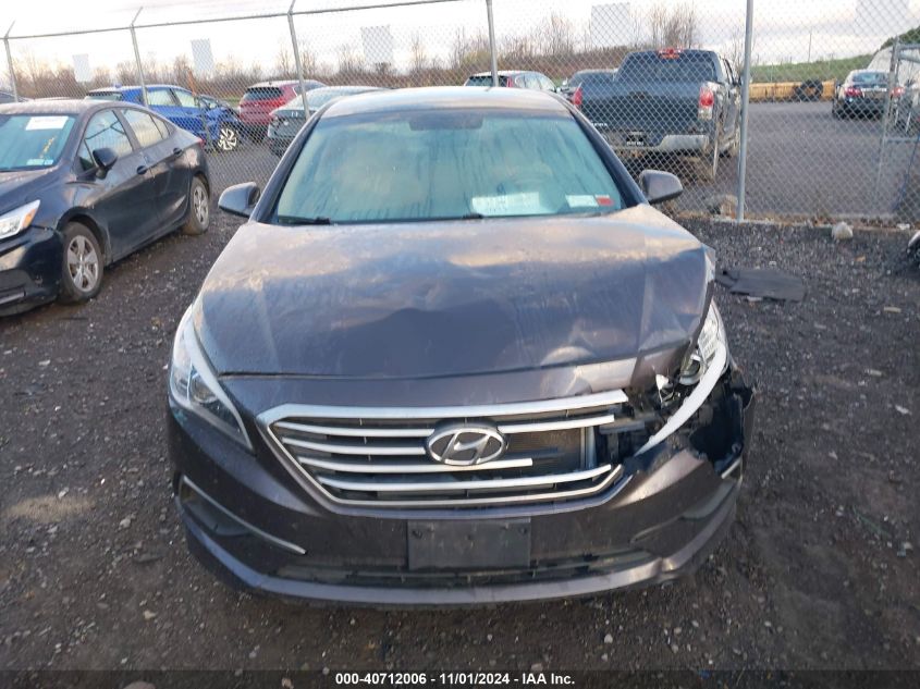 2016 Hyundai Sonata Se VIN: 5NPE24AF7GH376797 Lot: 40712006