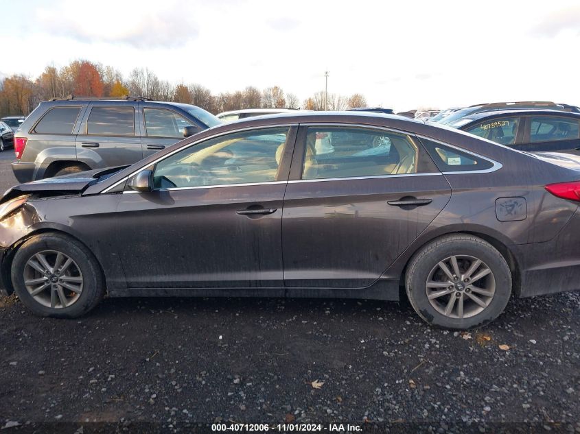 2016 Hyundai Sonata Se VIN: 5NPE24AF7GH376797 Lot: 40712006