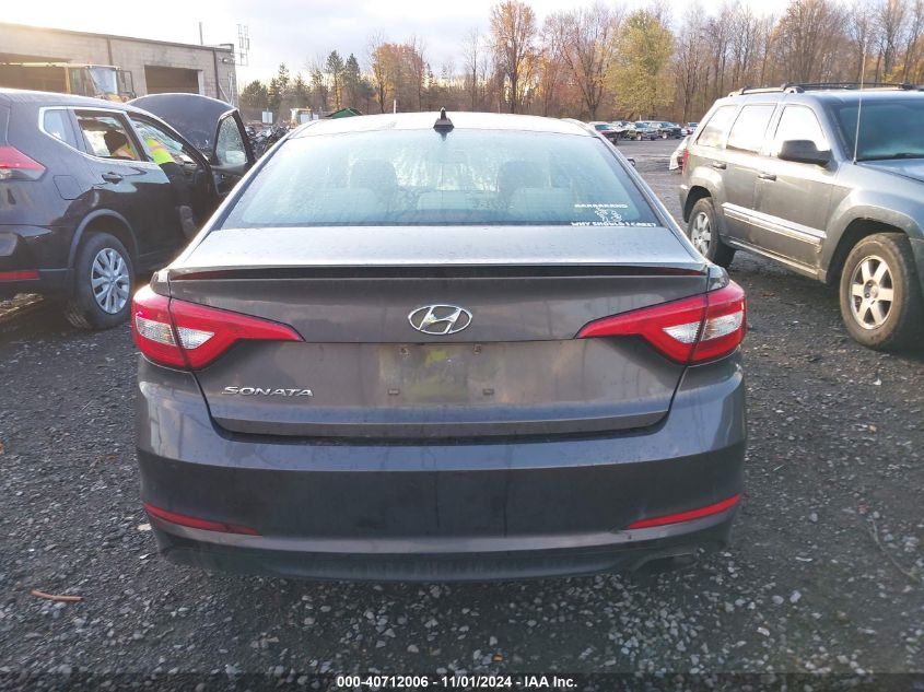 2016 Hyundai Sonata Se VIN: 5NPE24AF7GH376797 Lot: 40712006