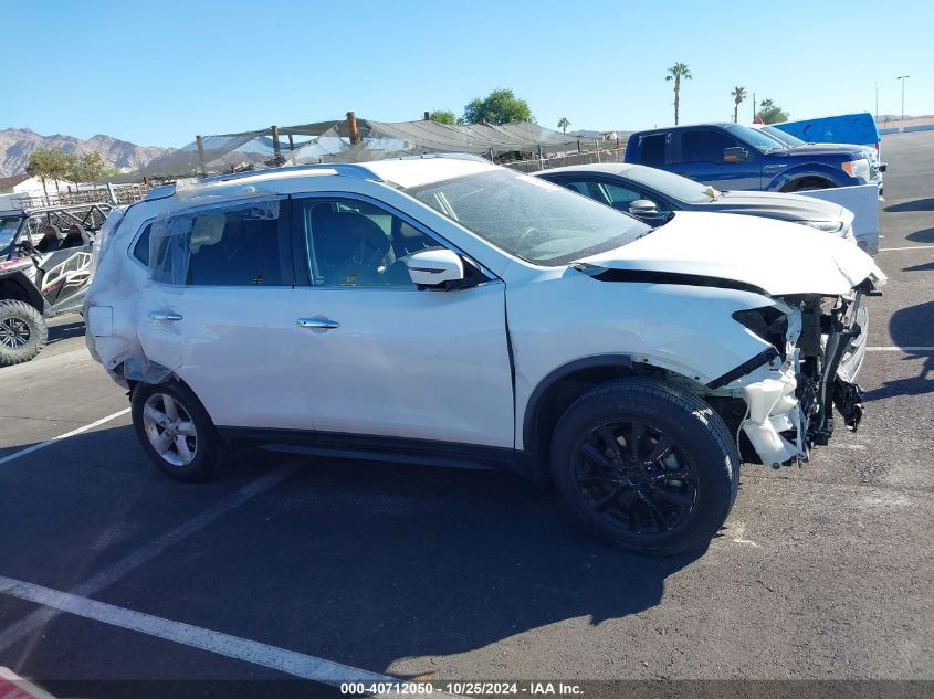 2017 Nissan Rogue Sv VIN: KNMAT2MTXHP602984 Lot: 40712050