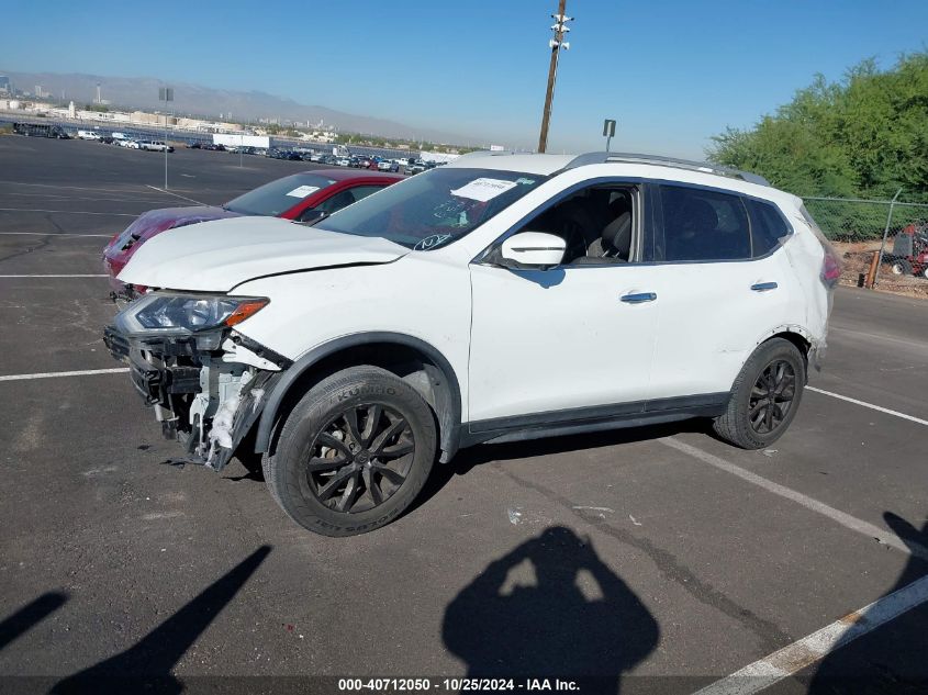 2017 Nissan Rogue Sv VIN: KNMAT2MTXHP602984 Lot: 40712050