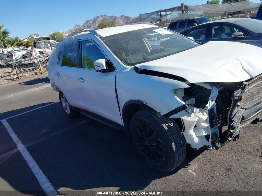 2017 Nissan Rogue Sv VIN: KNMAT2MTXHP602984 Lot: 40712050