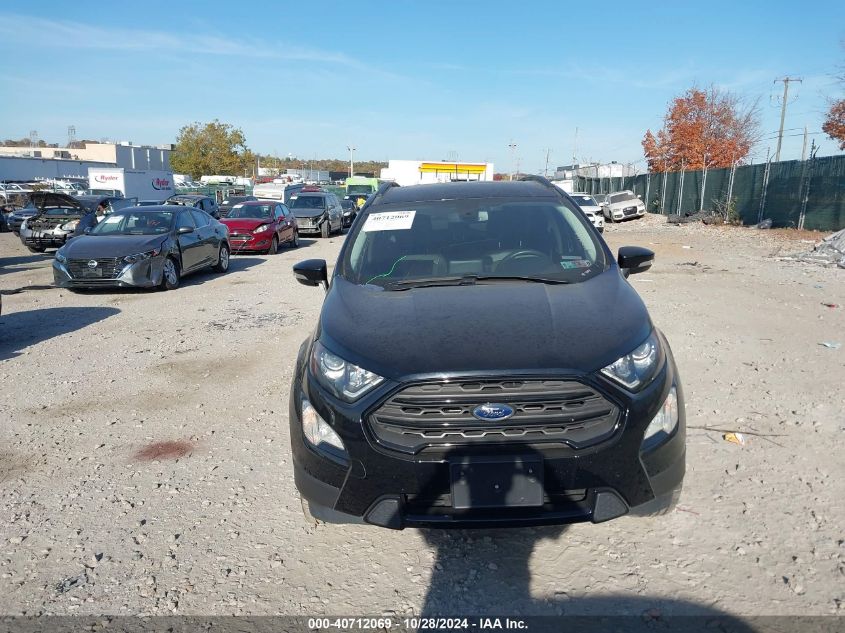 2020 Ford Ecosport Ses VIN: MAJ6S3JL0LC354107 Lot: 40712069