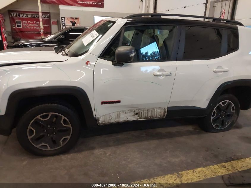 2017 Jeep Renegade Trailhawk 4X4 VIN: ZACCJBCB3HPF07984 Lot: 40712080