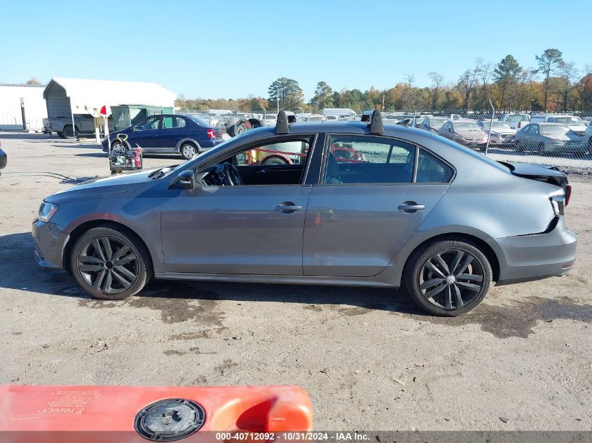 2018 Volkswagen Jetta 1.8T Se Sport VIN: 3VWD17AJ3JM222851 Lot: 40712092