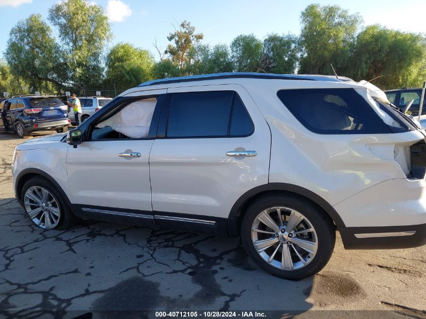 2018 Ford Explorer Limited VIN: 1FM5K7F8XJGC93948 Lot: 40712105