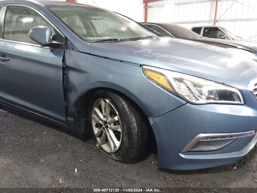 2015 Hyundai Sonata Se VIN: 5NPE24AF2FH186243 Lot: 40712120