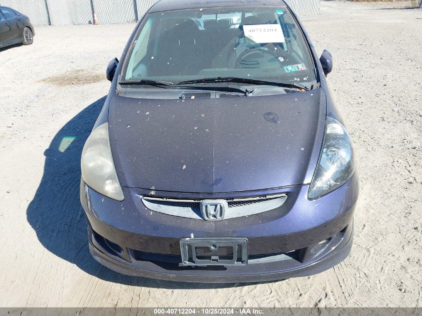 2008 Honda Fit Sport VIN: JHMGD38628S031004 Lot: 40712204