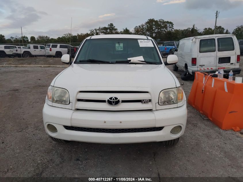 2006 Toyota Tundra Limited V8 VIN: 5TBRT381X6S476512 Lot: 40712267